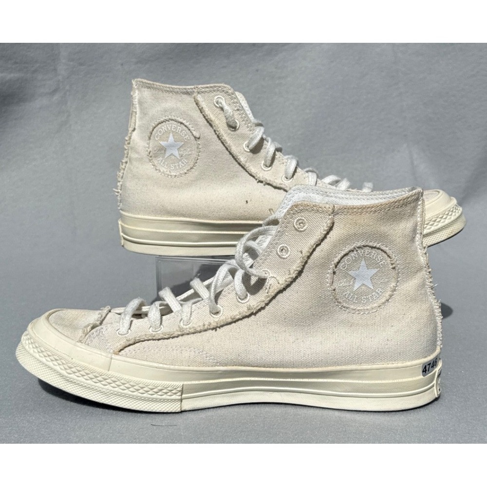Converse Chuck 70 Renew High Top Unisex M10 W12 Egret Frayed Edge Skater 167749C